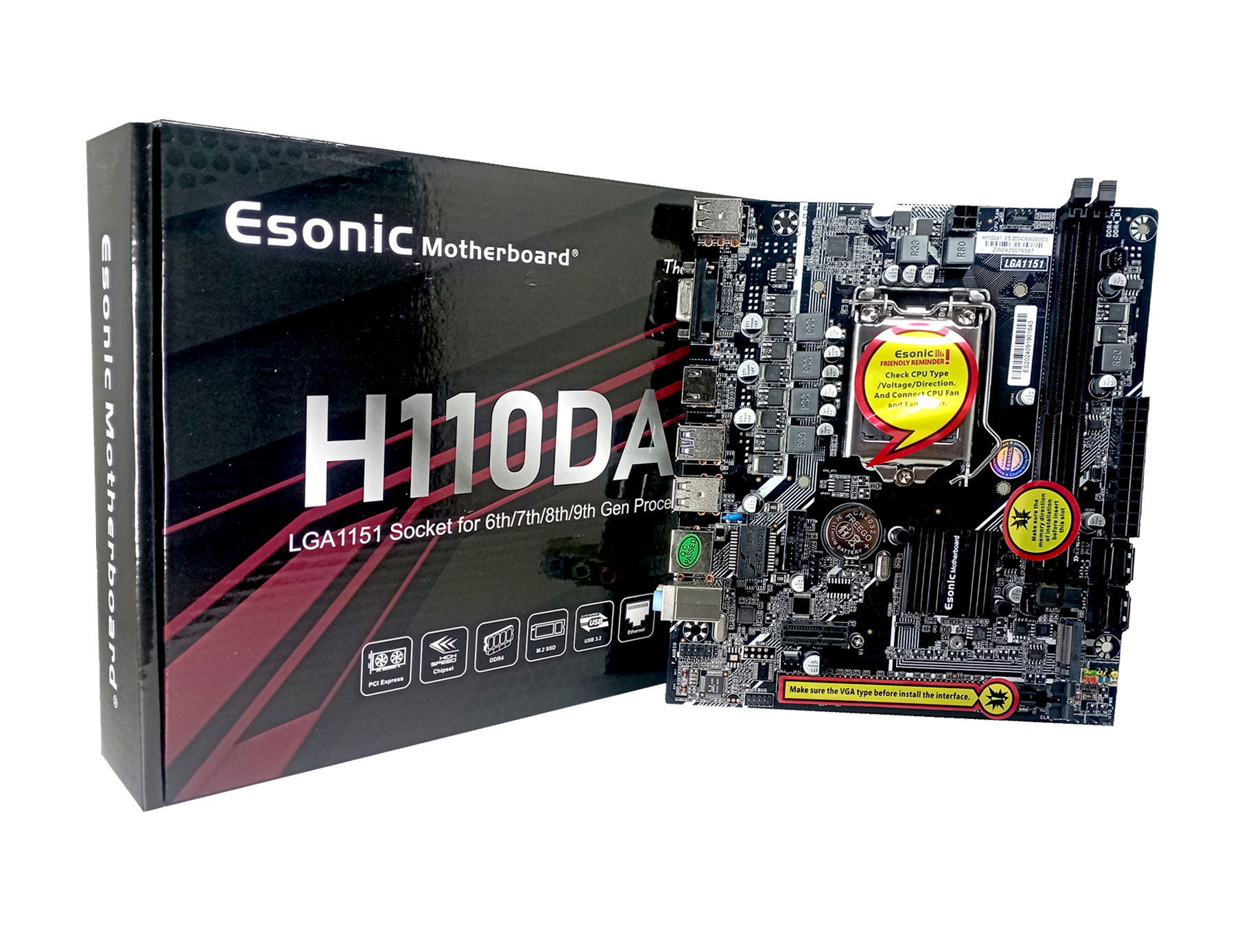 ESONIC H110DA 6th-9th GEN MOTHERBOARD